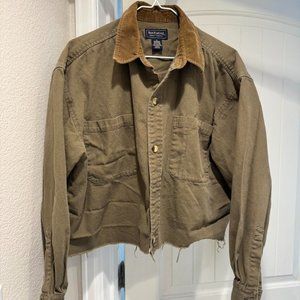 Corduroy Jacket Workwear Tan Beige Mens Medium